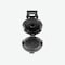 Showerclear Fixed Shower Head, 2.5 gpm, Matte Black FMB4 - alternate 1