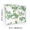 York Wallcoverings Lunaria Silhouette White and Green Wallpaper BL1801 - alternate 4