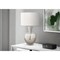 Monarch Specialties Lighting, 26"h, Table Lamp, Silver Glass, Ivory / Cream Shade, Contemporary, Modern I 9897 - alternate 3