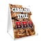 Signmission Carolina Style Bbq, 36 Inch x 24 Inch A-frame Yard Sign, Plastic Sign SBC-2436-Carolina Style Bbq - alternate 1
