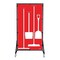 5S Supplies Housekeeping Shadow Board Broom Station V10, Red / White, Broom, No Text HSB-V10-RED/WHITE-BO-NO TEXT - alternate 1