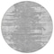 Homeroots 8' Silver Gray And Ivory Round Abstract Washable Indoor Outdoor Area Rug 582442 - alternate 8