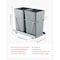 Vevor Double 35QTx2 Pullout Waste Container Under Cabinet Kitchen Trash Can Soft Close CH-LS35L02 - alternate 4