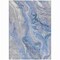 Homeroots 9' X 12' Denim Blue And Ivory Abstract Washable Indoor Outdoor Area Rug 617600 - alternate 7