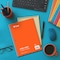 C-Line Products 8-1/2" x 10-1/2" Orange Wide Ruled 1-Subject Spiral Notebook, 1/EA, 24EA/CT 22042-CT - alternate 4