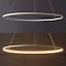 Jonathan Y Brice 35" Modern Contemporary Metal Round Dimmable Integrated LED Pendant, Beige JYL7220H - alternate 10
