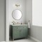 James Martin Vanities Chicago 36 in. Single Vanity, Smokey Celadon, w/ 3 CM Victorian Silver Silestone Top 503-V36-SC-3VSL - alternate 5