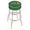 Holland Bar Stool Co 30" North Dakota State Cushion Seat, 2-Ring Chrome Swivel Bar Stool L7C130NDakSt-G - alternate 1