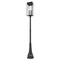 Z-Lite Nova 5 Light Outdoor Post Mounted Fixture, Black/Clear, 14.25 In W x 117 In H 5018PHXLR-564P-BK - alternate 5