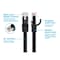 Monoprice Cat5E Patch Cable, 30 ft.Black 11310 - alternate 4