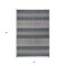 Homeroots 2' X 3' Blue and Gray Striped Stain Resistant Indoor Outdoor Area Rug 531639 - alternate 8