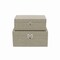 Homeroots Set of Two Beige Solid Wood Box With Lid, 2PK 489386 - alternate 6