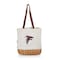 Picnic Time Family Of Brands Atlanta Falcons - Pico Willow and Canvas Lunch Basket, (Natural Canvas) 200-00-187-024-2 - alternate 1