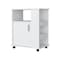 Homeroots 29in White Wood Accent Cabinet With Single Door 535066 - alternate 1