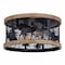 Vaxcel Kodiak 12-in W Black Rustic Round Cage Flush Mount Ceiling Light Fixture Moose and Tree Motif C0307 - alternate 8