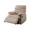 Homeroots 35" Light Brown Microfiber Manual Recliner 285825 - alternate 4