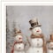 Homeroots Snowman Trio White Framed Wall Art 572083 - alternate 5