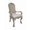 Homeroots Set of Two Tufted White Upholstered Faux Leather And Wood Dining Arm Chairs, 2PK 573331 - alternate 8