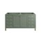 James Martin Vanities 60 in. Double Vanity, Smokey Celadon, w/Single Hole 3CM White Zeus Silestone Top & Backsplash 503-V60D-SC-1WZ - alternate 5