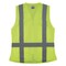 Ergodyne Hi-Vis Vest, S, 27 " L, Lime, Polyester 22462 - alternate 1
