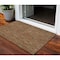 Homeroots 3' X 5' Brown Red And Green Floral Washable Indoor Outdoor Area Rug 604607 - alternate 1