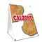 Signmission Calzone, 36 Inch x 24 Inch A-frame Yard Sign, Plastic Sign SBC-2436-Calzone - alternate 1