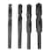 Drill America 4 Piece Set 13/32in-1/2in HSS 3/8in Reduced Shank Drill Bit Set POUDWDRSDX3/8 - alternate 1