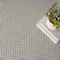 Homeroots 8' Ivory And Charcoal Round Geometric Indoor Outdoor Area Rug 552306 - alternate 9