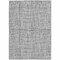 Homeroots 9' X 12' Gray Charcoal And Silver Striped Washable Indoor Outdoor Area Rug 583430 - alternate 7
