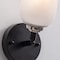 Vidalite Seren Matte Black Wall Sconce Light with Handmade Glass Shades, Modern Style Wall Lamp CE1009388 - alternate 7