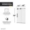 Anzzi 48in x 76in Frameless Shower Door with Sliding in Matte Black with Tsunami Tempered Clear Glass SD-FRLS06101MB - alternate 15
