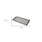 Homeroots 32in Brown and Black Glass Metal And Wood Geometric Serving Tray With Handles 376028 - alternate 5