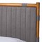 Baxton Studio Jaiana Mid-Century Grey Fabric and Oak Brown Wood Queen Size Bed 250-13648-ZORO - alternate 7