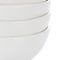 Our Table Simply White 6 Piece 6.25 Inch Organic Texture Porcelain Cereal Bowl Set 133014.01 - alternate 4