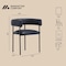 Manhattan Comfort Onda Metal Vegan Leather Dining Chair in Black DC1608-3 - alternate 7