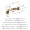 Amerock Sheffield 3 inch (76mm) Center-to-Center Champagne Bronze Cabinet Pull, 10PK 10VMP37040CZ - alternate 4