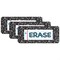 Ashley Productions Composition Magnetic Whiteboard Eraser, 2in. x 5in., 3PK 09978 - alternate 1