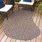 Jonathan Y Evan Modern Rustic Organic Curve Brown 5 ft. x 8 ft. Indoor/Outdoor Shaped Area Rug SHP102E-5 - alternate 6