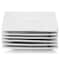 Gibson Home Our Table Simply White Fine Ceramic 6 Piece 7.25in Salad Plate Set in White 133030.01 - alternate 4