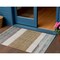 Homeroots 3' X 5' Brown Ivory And Blue Abstract Washable Indoor Outdoor Area Rug 615272 - alternate 1
