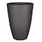L&G 21.9 in. H X 16 in. D Polyresin Speckle Tall Planter Charcoal PVC2016SCI - alternate 1