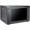 Rocstor SOLIDRACK 6U RACK ENCLOSURE TEMPERED GLASS WINDOW-BLACK Y10E001-B1 - alternate 1