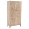 Homeroots 72in Ivory Distressed Solid Wood Frame Accent Cabinet With Two Doors 620847 - alternate 6