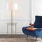 Jonathan Y Chuck 59" Modern Minimalist Metal and Tempered Glass LED 2-in-1 Space-Saving Tray Table and Floor La JYL3059A - alternate 6