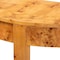 Bali & Pari Jihan Modern and Contemporary Natural Real Burl Wood Half-Moon Console Table 253-14027-ZORO - alternate 9