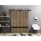 Sartodoors Barn Bypass Doors with 6.6ft Hardware, Planum 0012 Walnut and Aluminum Strips, Sturdy Heavy Duty Ra PLANUM0012BBB-WLN-36 - alternate 1