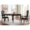 Homeroots Set of Two Tufted Brown and Redwood Upholstered Faux Leather And Solid Wood Dining Arm Chairs, 2PK 573370 - alternate 5