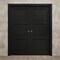 Sartodoors Sliding French Double Pocket Doors 64 x 80 inches, Ego 5010 Painted Black Oak, Kit Rail Hardware ,  EGO5010DP-CHK-64 - alternate 5