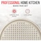Bakken- Swiss BAKKEN Pizza Pan, Round Perforated, Nonstick Marble Coating, Dishwasher Safe, White BAKPIZWHT56 - alternate 5