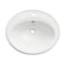 Anzzi Luna Series 19 in. Ceramic Drop-in Oval Bathroom Sink Basin in White LS-AZ923 - alternate 8